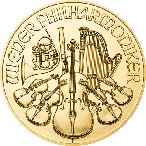 1 Unze Gold Wiener Philharmoniker 2022 