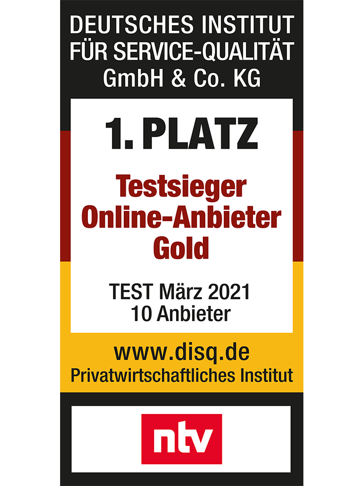 Testsieger: GoldSilberShop.de Service-Qualität
