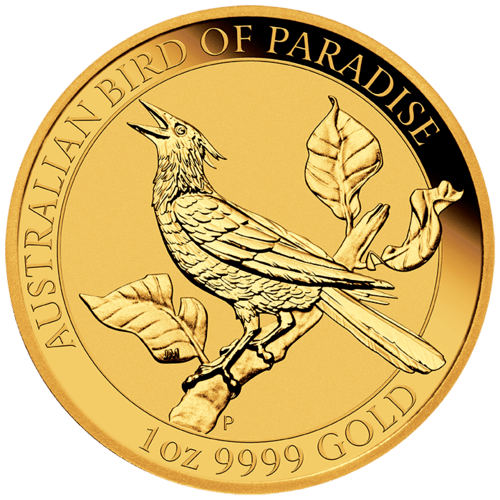 1 oz Gold Australien Birds of Paradise - Manucodia Paradiesvogel 2019