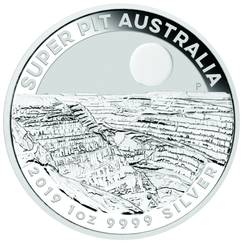 Vorderseite der 1 Unze Silber Australien Super Pit 2019 von Hersteller Perth Mint