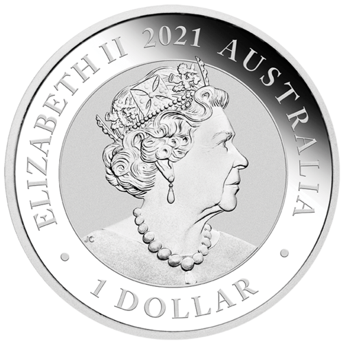 1 Unze Silber Australien Schwan 2021 rs