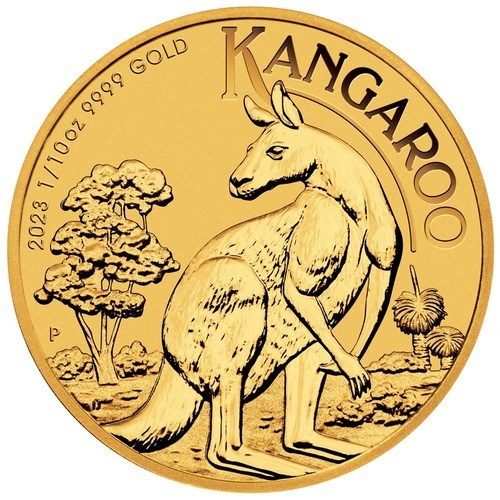 1/10 Unze Gold Australien Känguru 2023