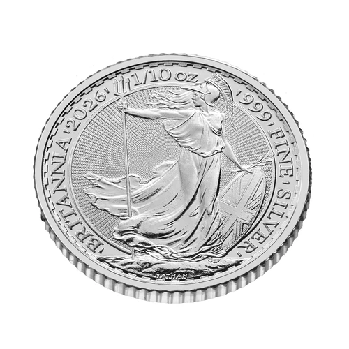 1/10 Unze Silber Britannia 2026 (differenzbesteuert)