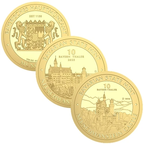 1/10 Unze Gold Bayern Thaler Sammelbild
