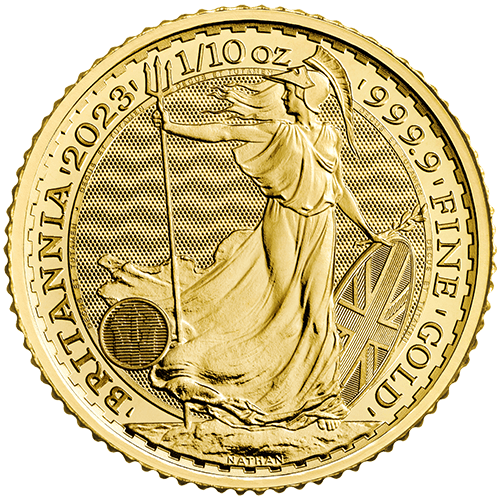 1/10 Unze Gold Britannia 2023 Charles III.