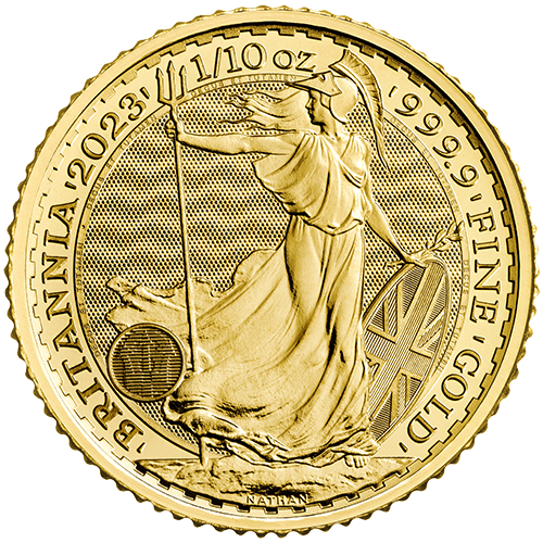 1/10 Unze Gold Britannia 2023 Charles III.
