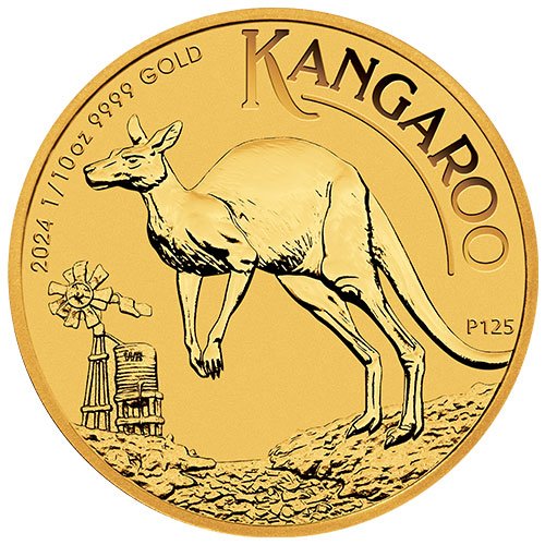 1/10 Unze Gold Australien Känguru 2024