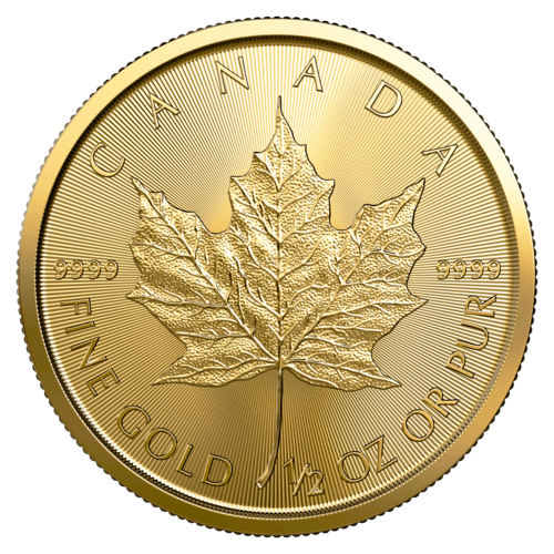 1/2 Unze Gold Maple Leaf 2024