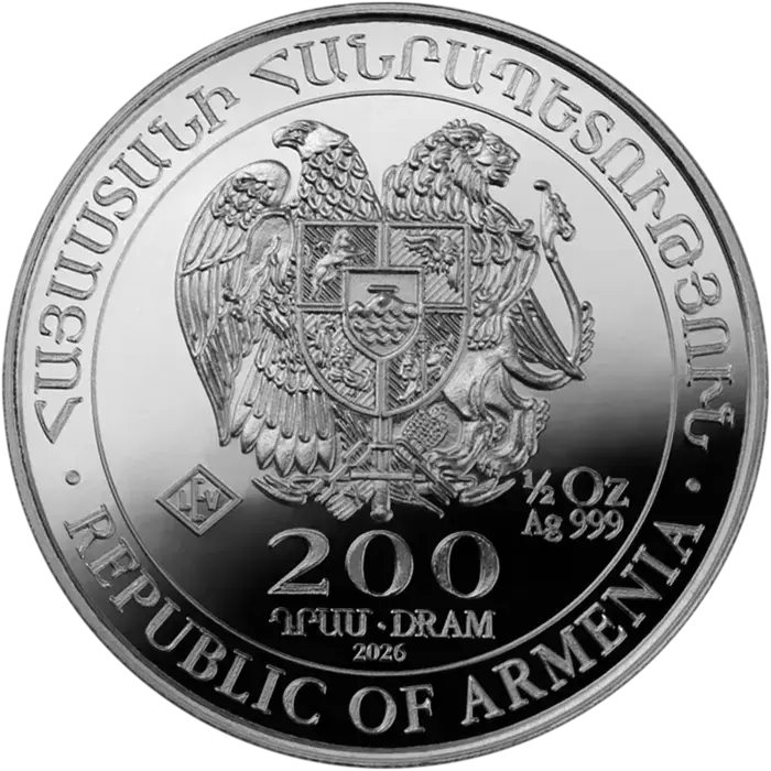 1/2 Unze Silber Armenien Arche Noah 2026