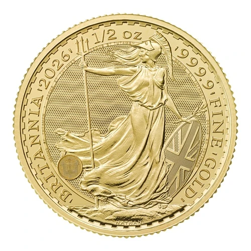 1/2 Unze Gold Britannia 2026