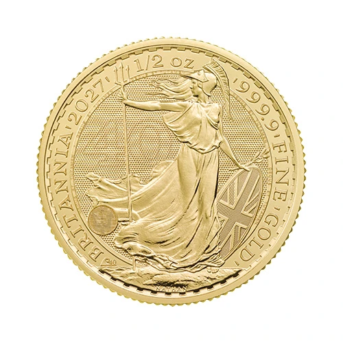 1/2 Unze Gold Britannia 2027