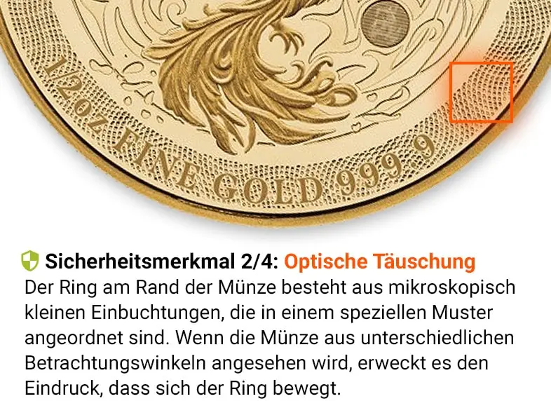 1/2 Unze Gold Niue Phoenix 2025