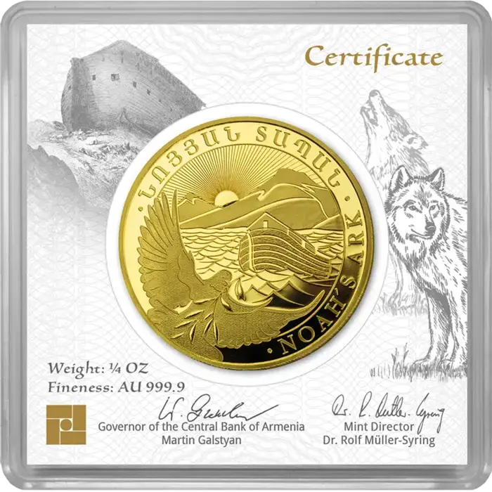 1/4 Unze Gold Armenien Arche Noah 2026