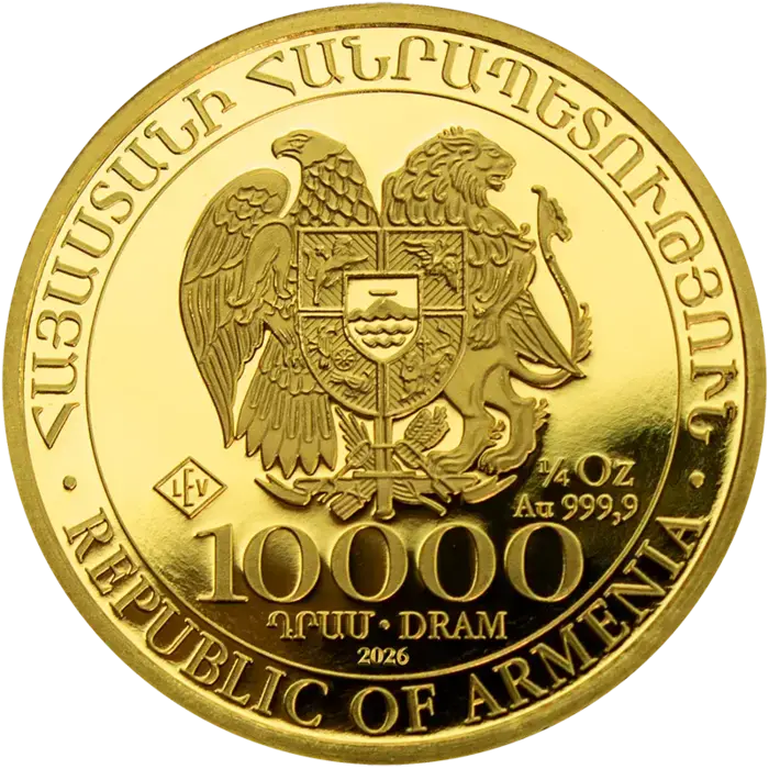 1/4 Unze Gold Armenien Arche Noah 2026
