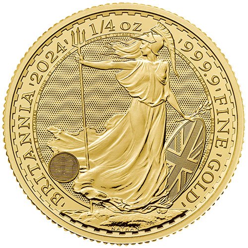 1/4 Unze Gold Britannia 2024 Charles III.