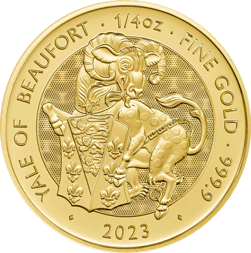 1 oz Gold Royal Tudor Beasts Yale of Beaufort 2023