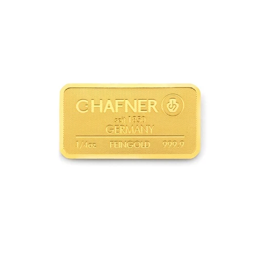1/4 Unze Goldbarren C. Hafner 