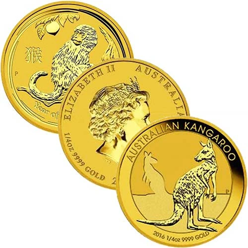 1/4 Unze Goldmünze divers