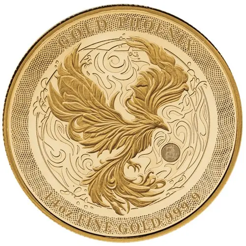 1 4 oz silber phoenix 2025 vorderseite