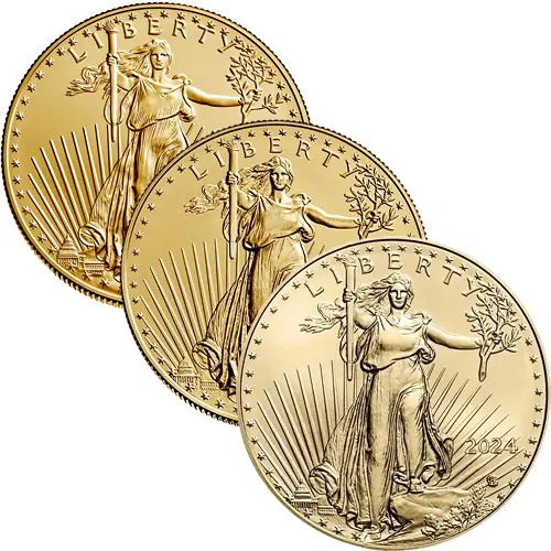 1/4 Unze Gold American Eagle diverse Jahrgänge