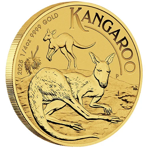 1 4 unze gold australien kaenguru 2025 motiv