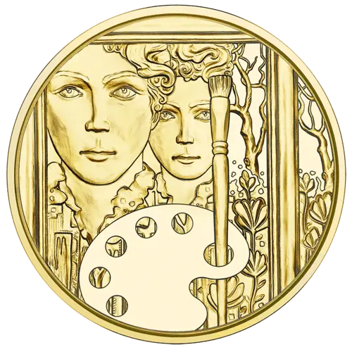 1/4 Unze Gold Tina Blau 2023 Heimat großer Töchter 
