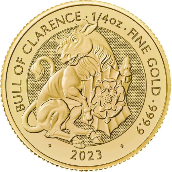 1/4 Unze Gold Tudor Beast 2023