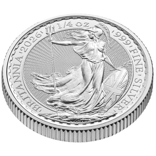 1/4 Unze Silber Britannia 2026 (differenzbesteuert)