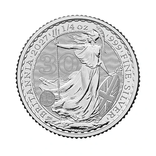 1/4 Unze Silber Britannia 2027