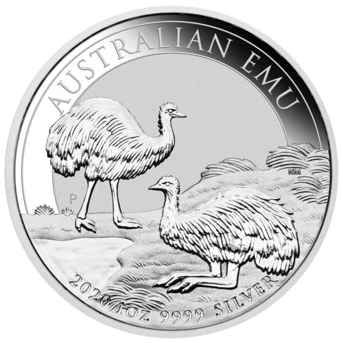 1 Unze Silber Emu 2020 - Motiv