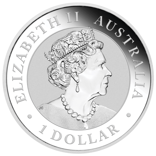 1 Unze Silber Emu 2020 - Wertseite 