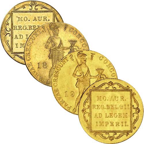 3,43 g Gold Niederlande 1 Dukat diverse Jahrgänge Sammlung