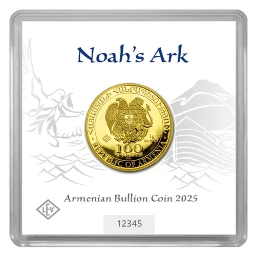 1 g gold arche noah 2025 sicherheitskapsel