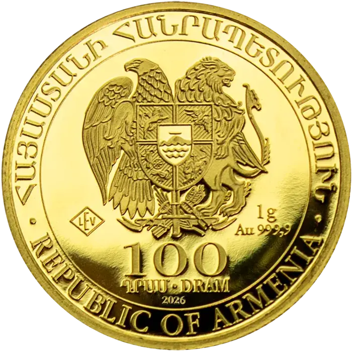 1 g Gold Armenien Arche Noah 2026