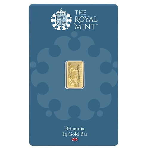 1 g Goldbarren Britannia Royal Mint NEU