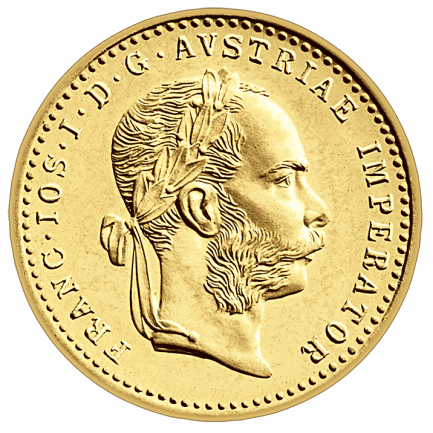 3,44 g Gold Österreich 1 Dukat 1915 prägefrische Nachprägung