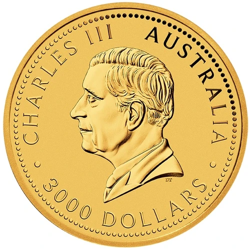1 kg Gold Australien Känguru 2026 Wertseite