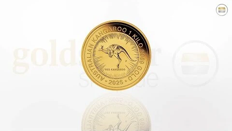 1 kg Gold Australien Känguru 2025 1 kg Gold Australien Känguru 2025