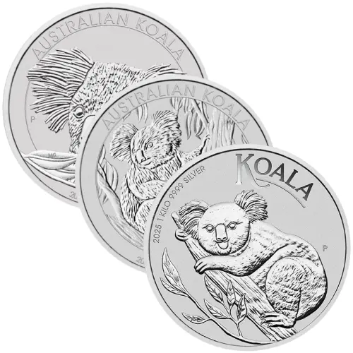 1 kg Silber Australian Koala diverse Jahrgänge