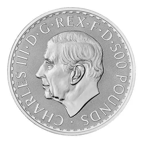1 kg Silber Britannia 2023 Charles