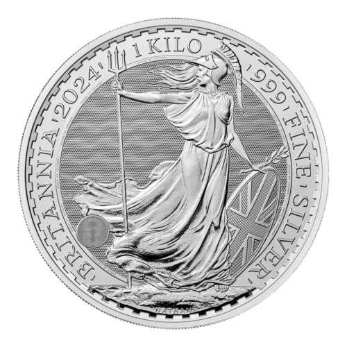 1 kg Silber Britannia 2024 Motiv 