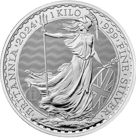 1 kg Silber Britannia 2024 Elizabeth II. 