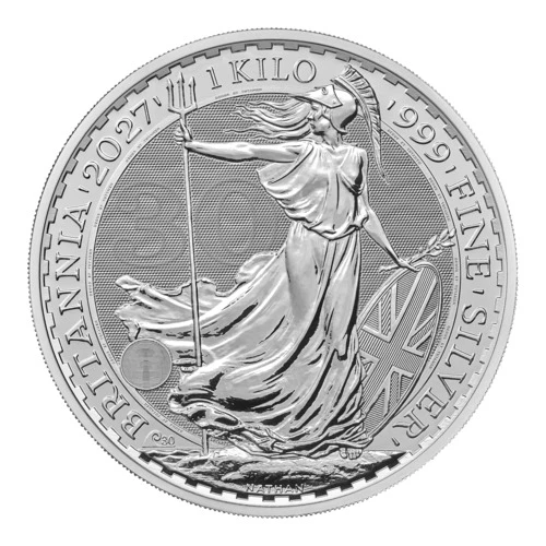 1 kg Silber Britannia 2027 (differenzbesteuert)