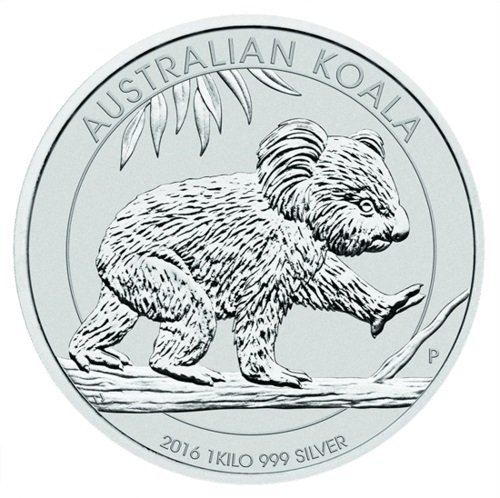 1 kg Silber Australian Koala 2016 (differenzbesteuert)