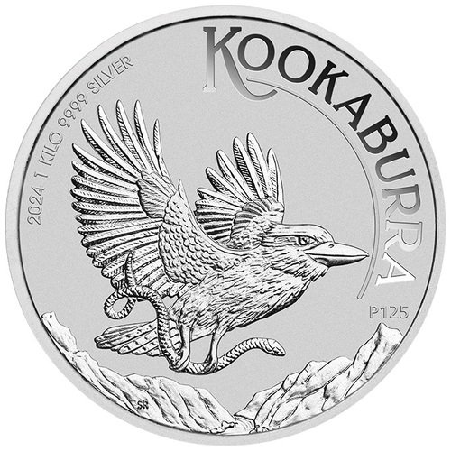 1 kg Silber Kookaburra 2024 Vorderseite