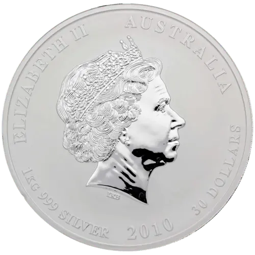 1 kg silber lunar tiger 2010 rs
