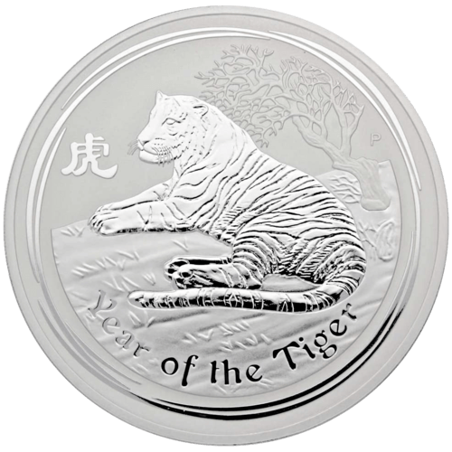 1 kg Silber Lunar II Tiger 2010 (differenzbesteuert)