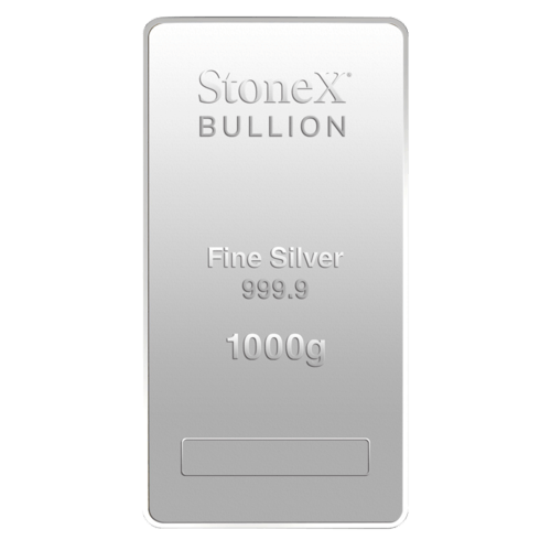 1 Kg Silber Münzbarren Stone X 2021 Vorderseite