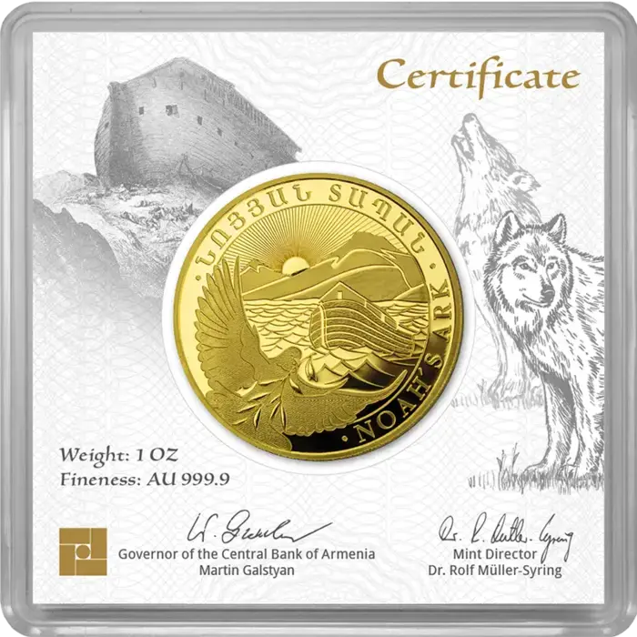 1 Unze Gold Armenien Arche Noah 2026