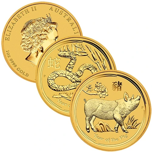 1 oz Gold Lunar II Sammelbild